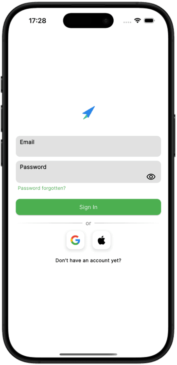 Mobile App Screen 2